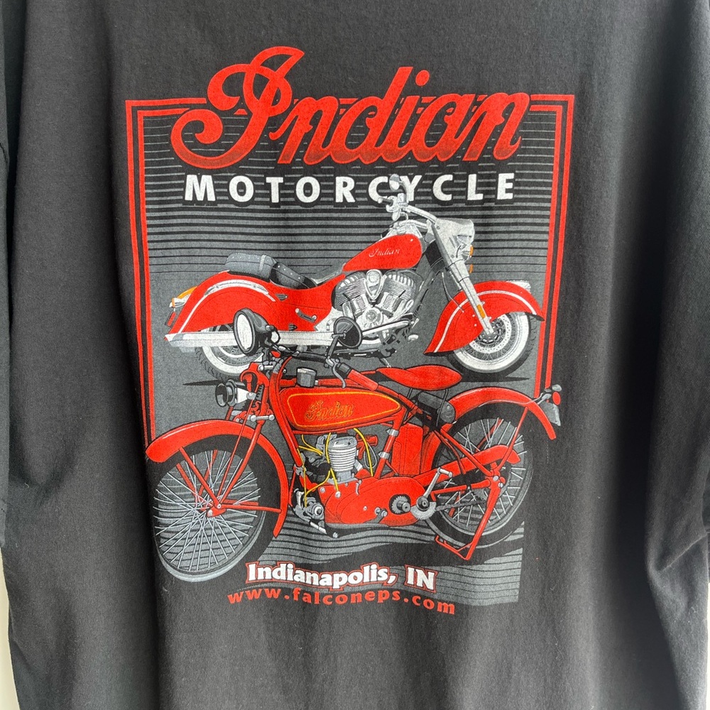 Falcons Powersports Indianapolis Indiana, 2Xl T-shirt Indian motorcycles.